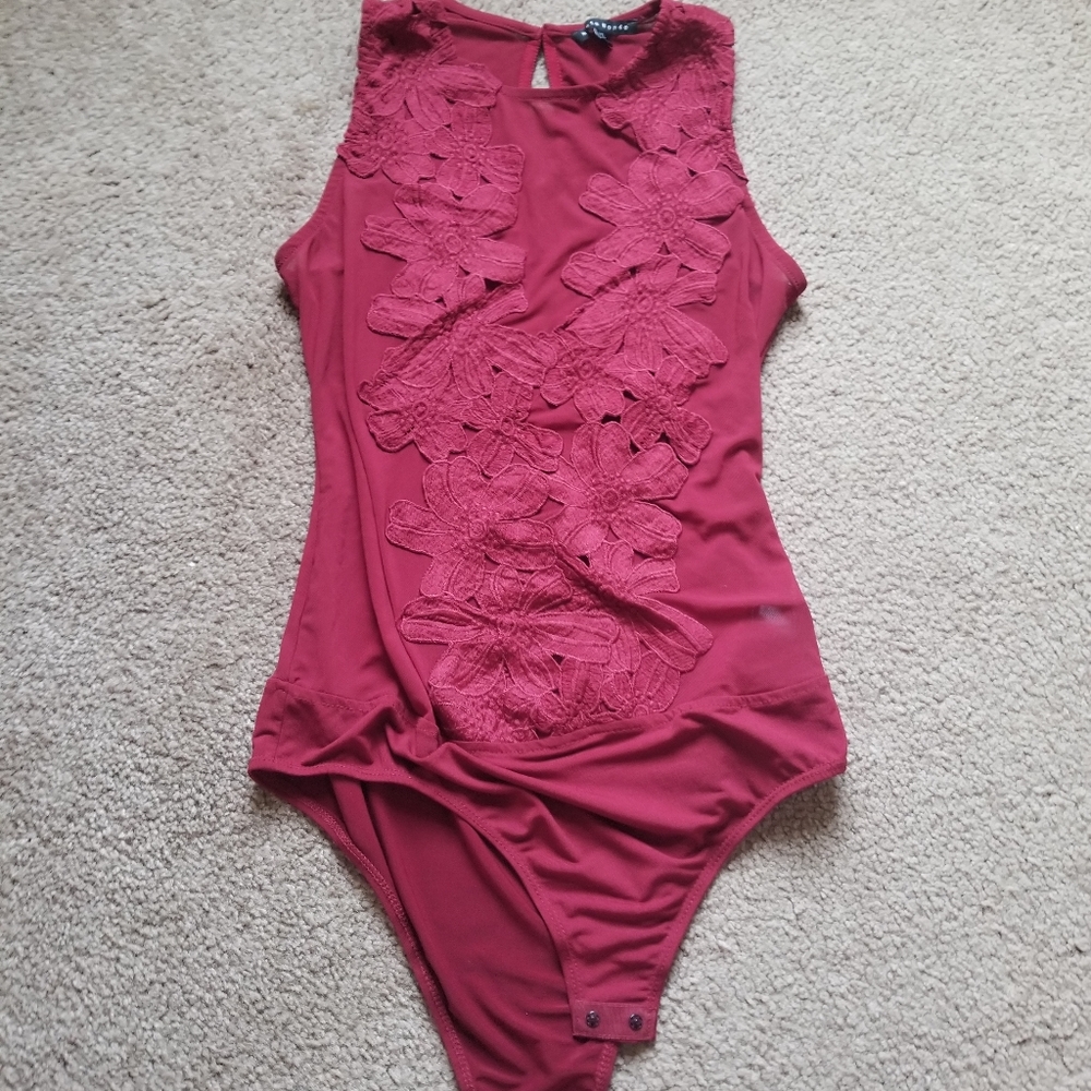 NWOT sheer bodysuit